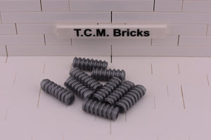 Flat Silver / 78c02 TCM Bricks Hose, Ribbed 7mm D. 2L