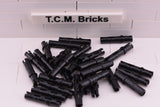 Black / 6558 TCM Bricks Pin 3L with Friction Ridges Lengthwise