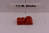 Red / 30165 TCM Bricks Brick, Modified 2 x 2 Curved Top with 2 Top Studs