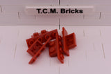 Red / 2436 TCM Bricks Bracket 1 x 2 - 1 x 4