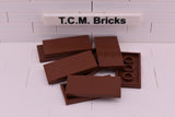 Reddish Brown / 87079 TCM Bricks Tile 2 x 4