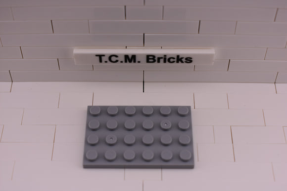 Light Bluish Gray / 3032 TCM Bricks Plate 4 x 6