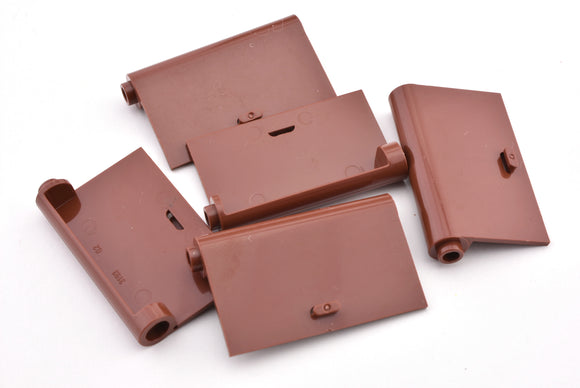 Reddish Brown / 58380 TCM Bricks Door 1 x 3 x 4 Right - Open Between Top and Bottom Hinge