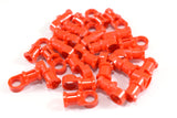 Red / 44 TCM Bricks Axle and Pin Connector Toggle Joint Smooth