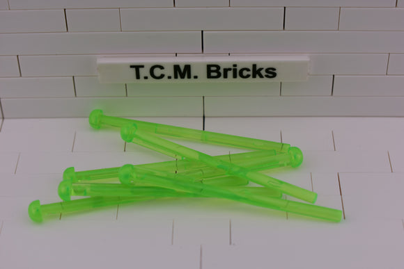 Trans-Bright Green / 15303 TCM Bricks Bar 8L with Round End (Spring Shooter Dart)