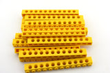 Yellow / 3703 TCM Bricks Brick 1 x 16 with Holes