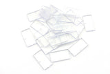TCM BRICKS Trans Clear 1x2x3 Plastic Window Glass X25 Compatible Parts