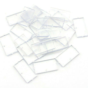 TCM BRICKS Trans Clear 1x2x3 Plastic Window Glass X25 Compatible Parts
